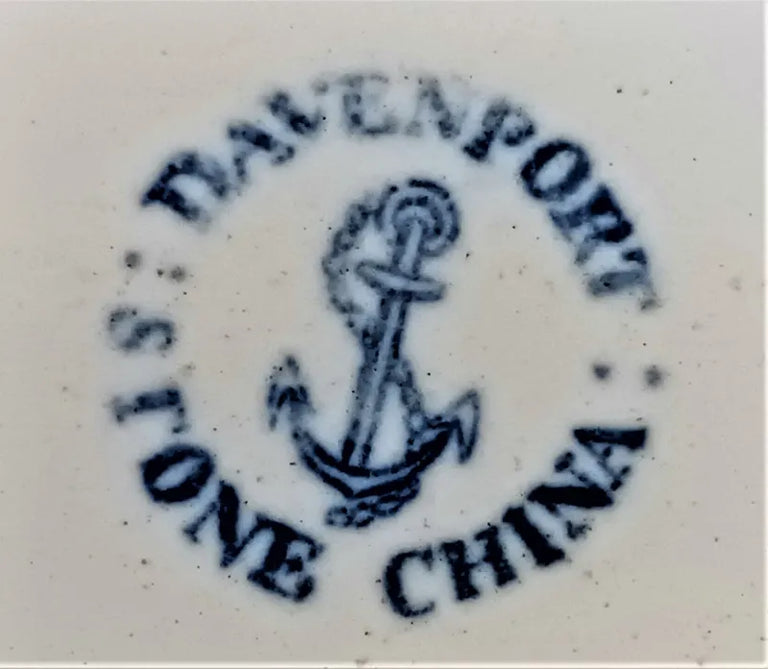Antique Georgian Blue & White Transfer 