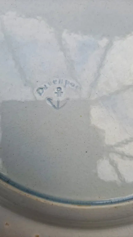 Antique Georgian Blue & White Transfer 