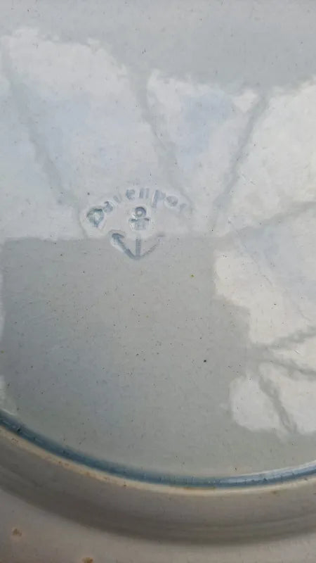 Antique Georgian Blue & White Transfer 