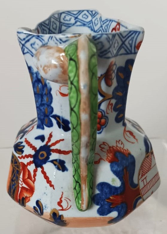 Antique English Georgian Davenport Stone China Hydra Jug