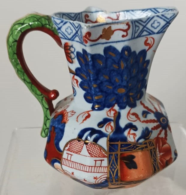 Antique English Georgian Davenport Stone China Hydra Jug