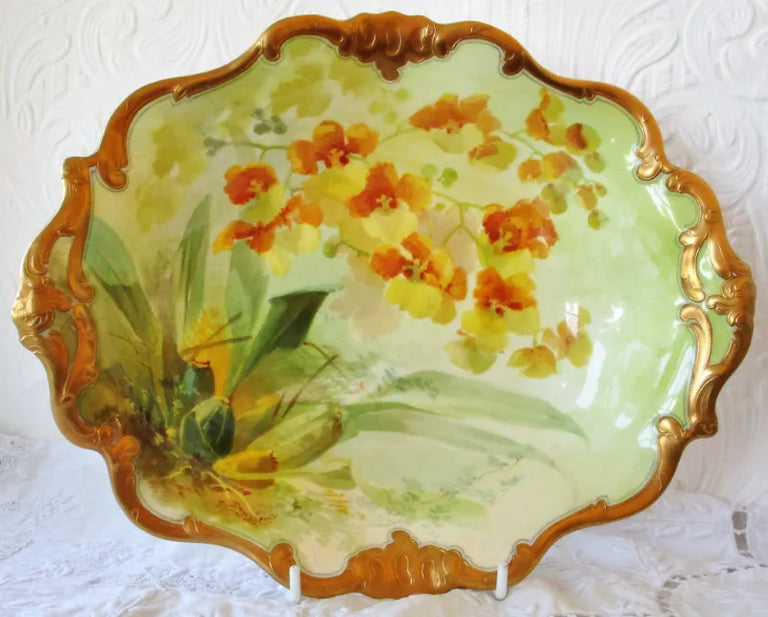 Antique Royal Doulton English Porcelain Cabinet Dish, 