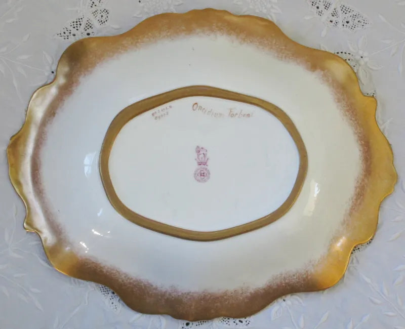 Antique Royal Doulton English Porcelain Cabinet Dish, 