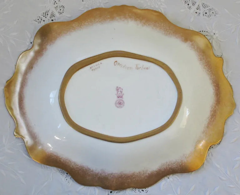 Antique Royal Doulton English Porcelain Cabinet Dish, 