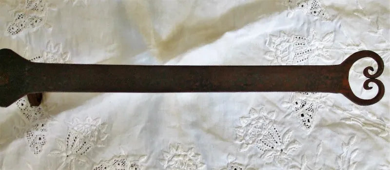 Antique English Georgian Brass Down-hearth Skillet