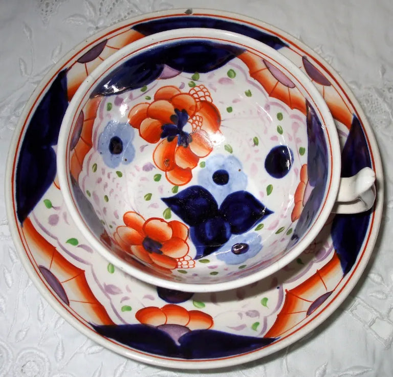 Antique Victorian Gaudy Welsh 