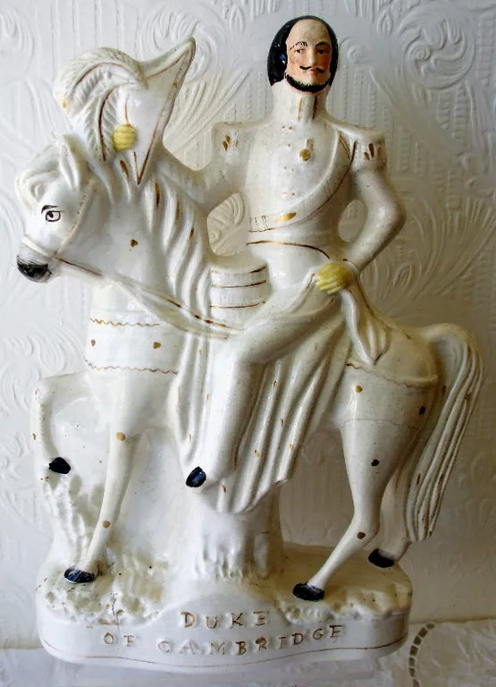 Antique Victorian Staffordshire Royal Figure ~ 