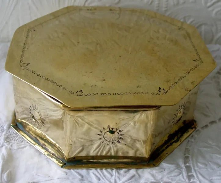Dutch Brass Tobacco Box