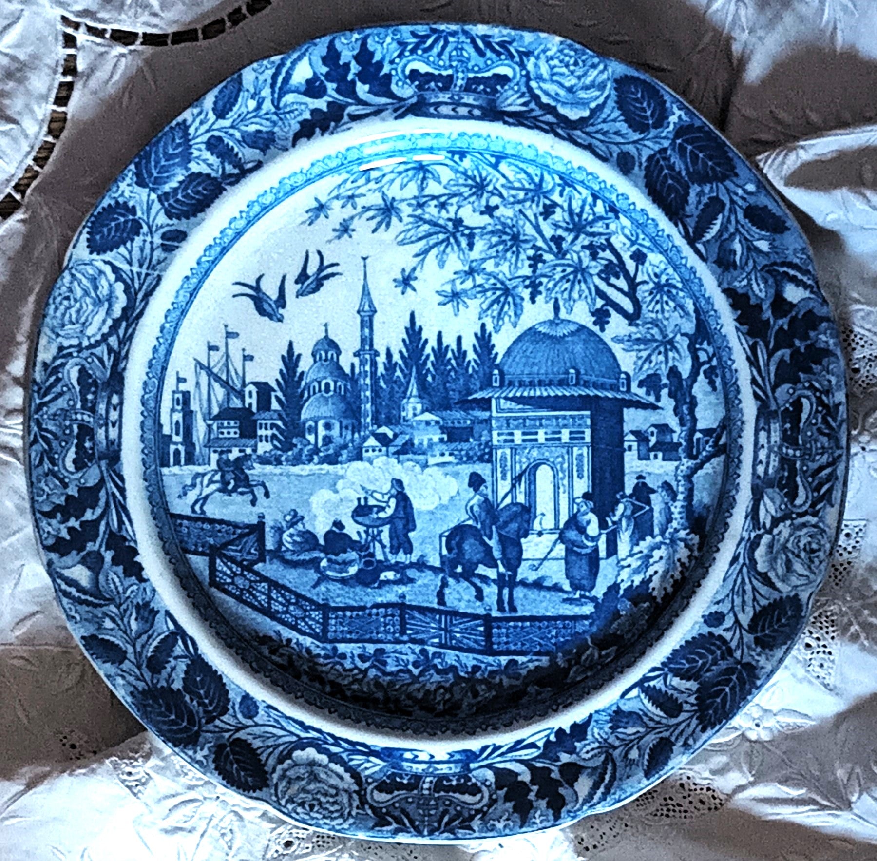 Antique Georgian Blue & White 