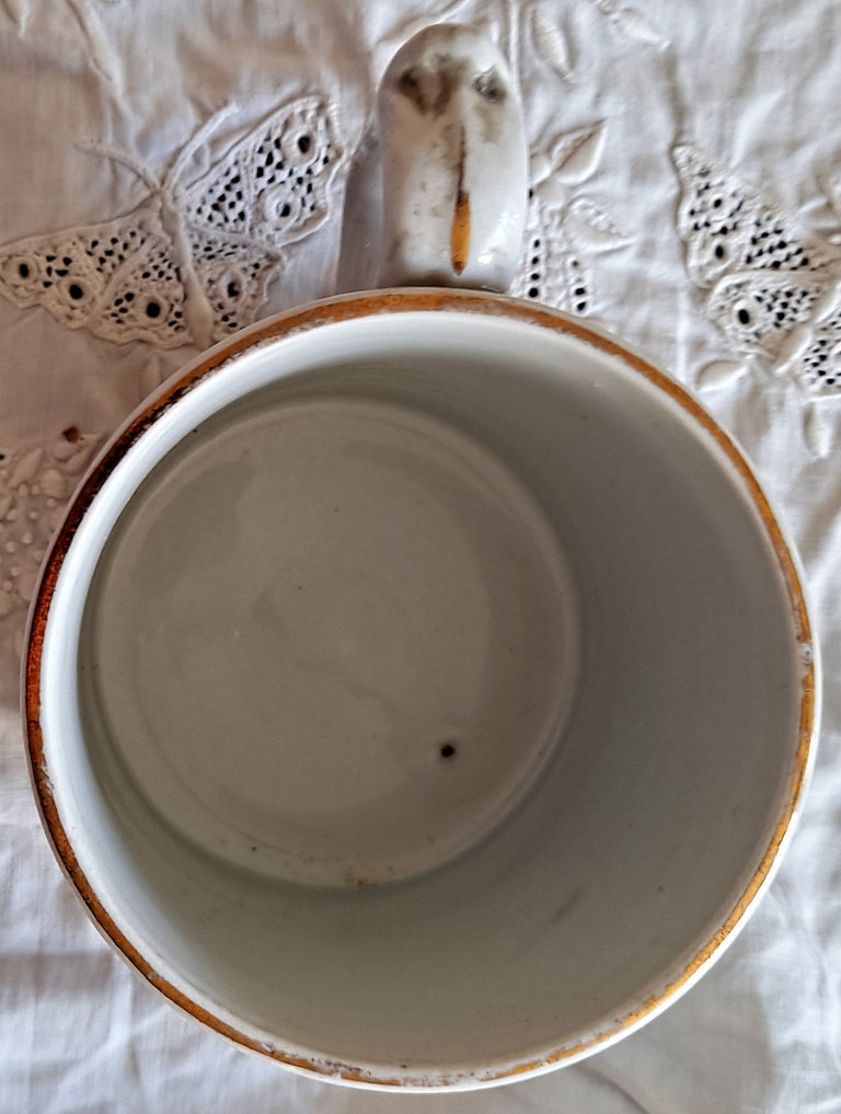 Antique Commemorative Coronation Mug ~ Edward VII & Queen Alexandra