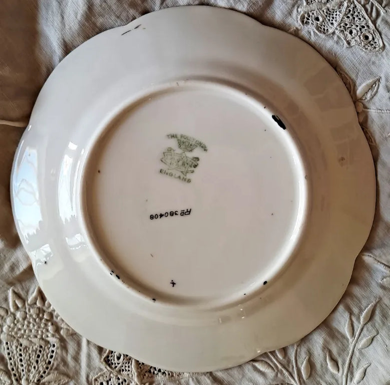 Antique Commemorative Coronation Plate ~ Edward VII & Alexandra ~ Foley
