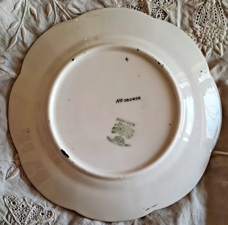 Antique Commemorative Coronation Plate ~ Edward VII & Alexandra ~ Foley