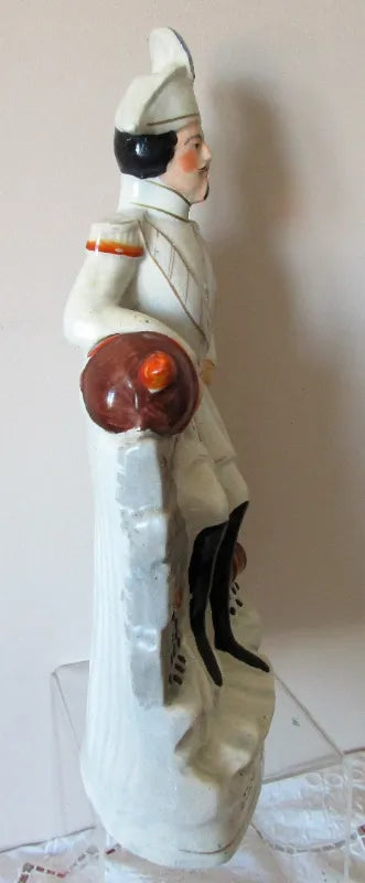 Antique Victorian Staffordshire Royal Portrait Figure ~ 