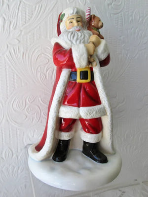 English Ladies ~ "Father Christmas" Porcelain Figurine