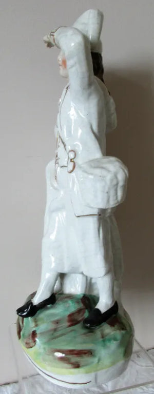 Antique Victorian Staffordshire Figure ~ 