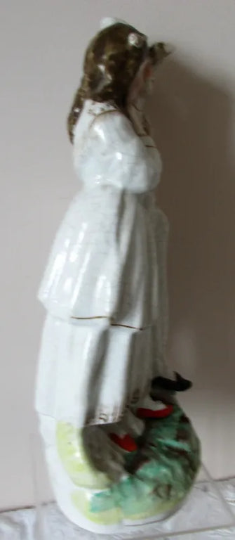 Antique Victorian Staffordshire Figure ~ 