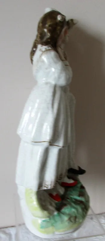 Antique Victorian Staffordshire Figure ~ 