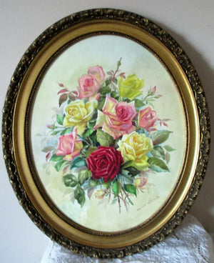 Floral Bouquet 87-1 ~ Watercolour ~ Reg Johnson ~ c. 1987