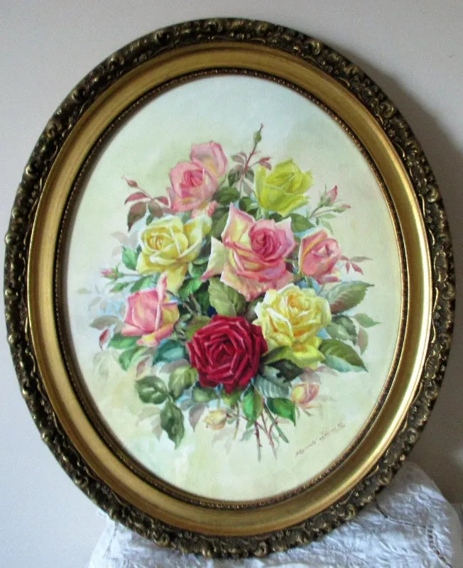 Floral Bouquet 87-1 ~ Watercolour ~ Reg Johnson ~ c. 1987