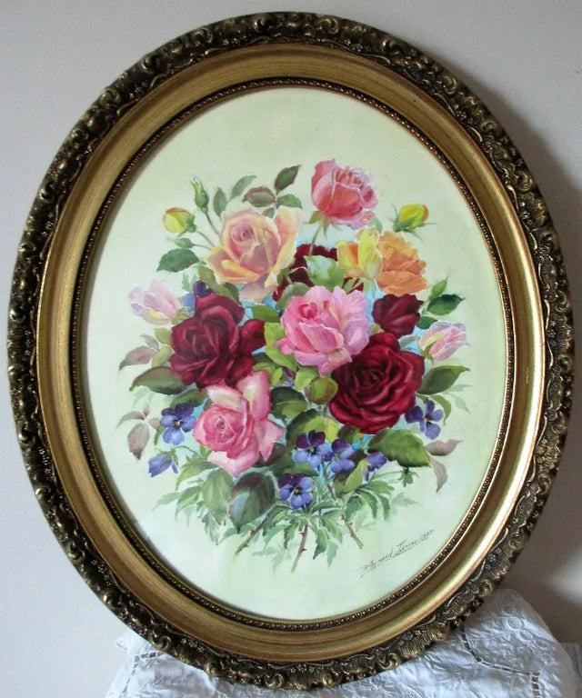 Floral Bouquet 87-2 ~ Watercolour ~ Reg Johnson ~ c. 1987