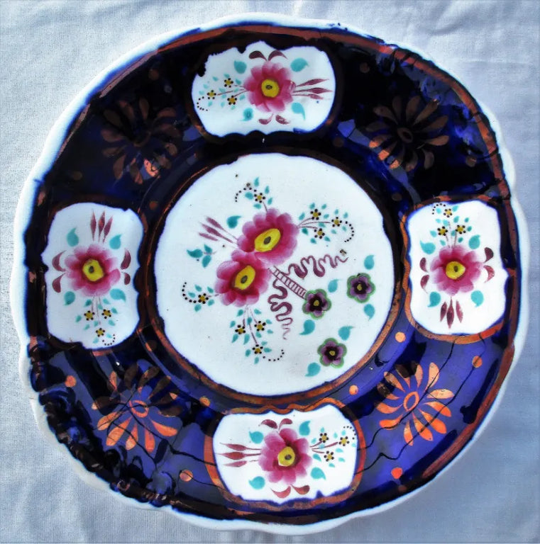 Antique Victorian Gaudy Welsh 