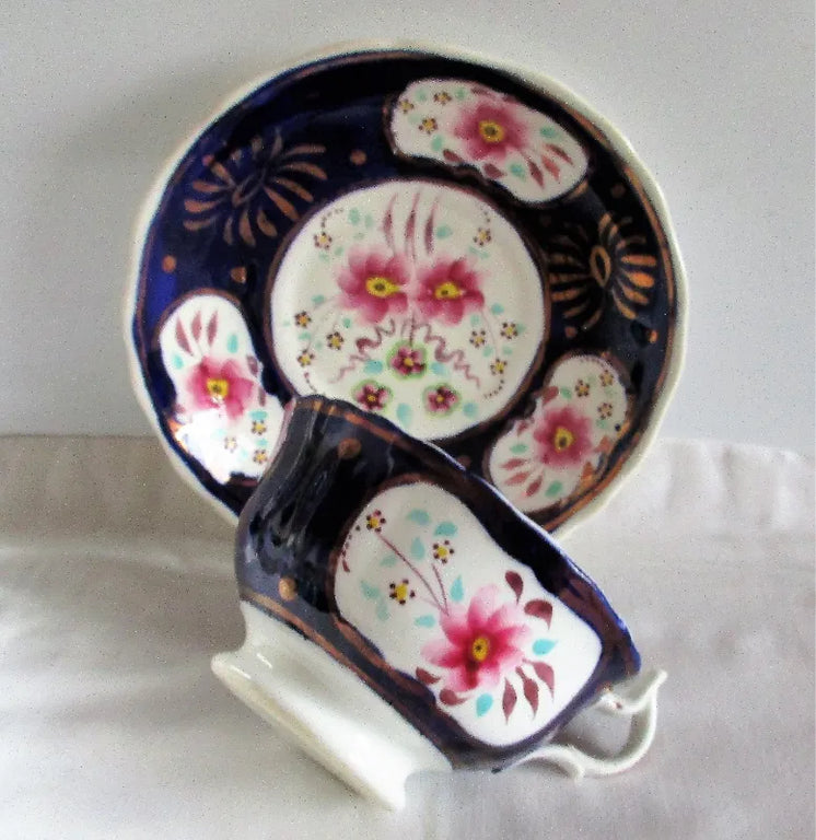 Antique Victorian Gaudy Welsh 
