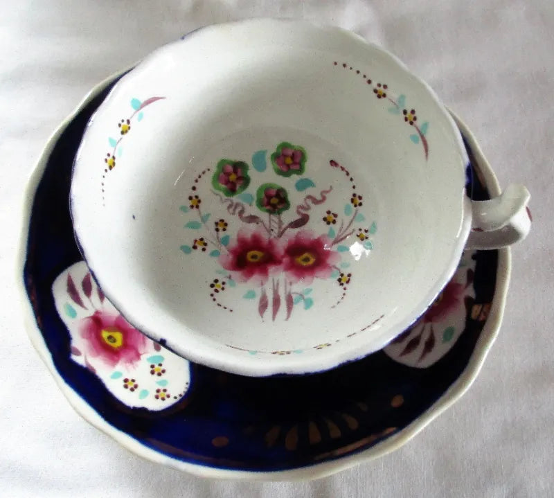 Antique Victorian Gaudy Welsh 