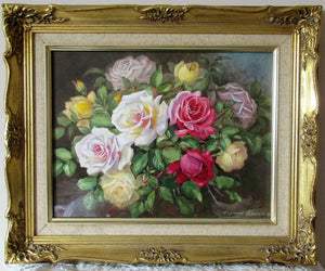 Floribunda I ~ Watercolour ~ Reg Johnson ~ c. 1990