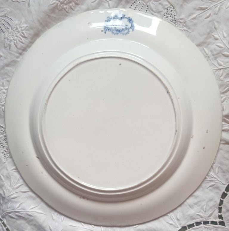 Georgian Blue & White Transfer Plate ~ 