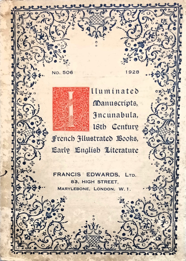 Francis Edwards Incunabula L 1928