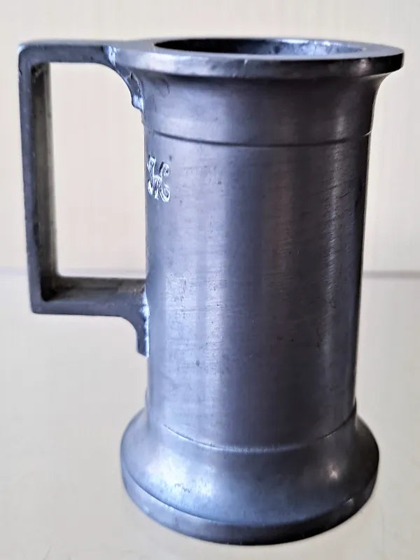 Vintage French Pewter Spirit Measure