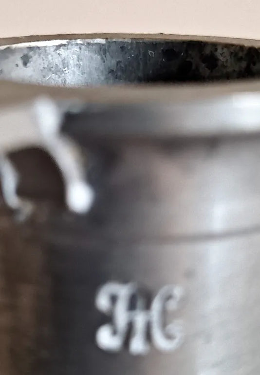 Vintage French Pewter Spirit Measure