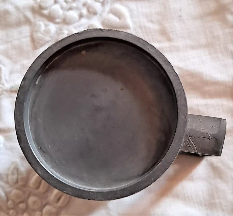 Vintage French Pewter Spirit Measure