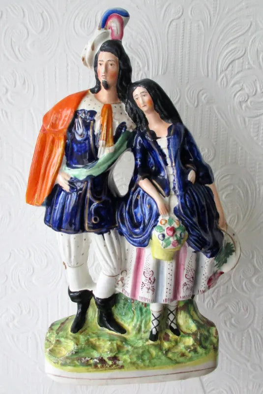 Antique Victorian Staffordshire Figure ~ 