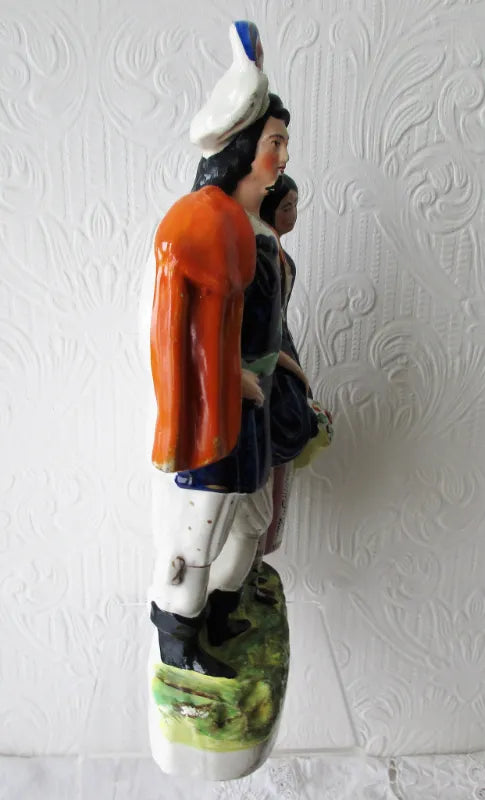 Antique Victorian Staffordshire Figure ~ 