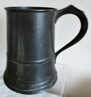 Victorian Pewter Quart Mug ~ Gaskell & Chambers