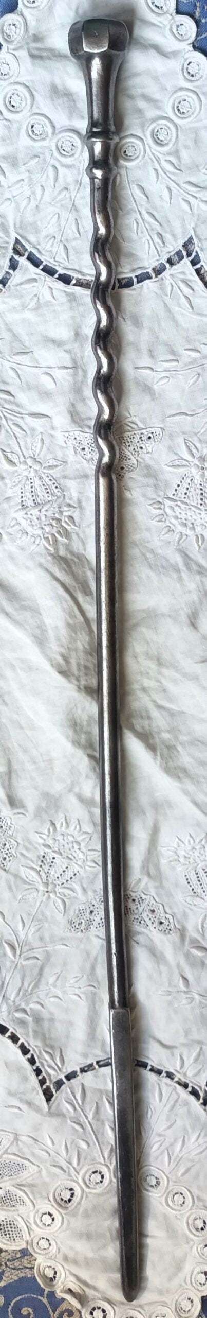 Set of Three Antique English Georgian Steel Fire Irons