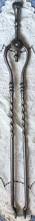 Georgian Steel Fire Irons 3 1c