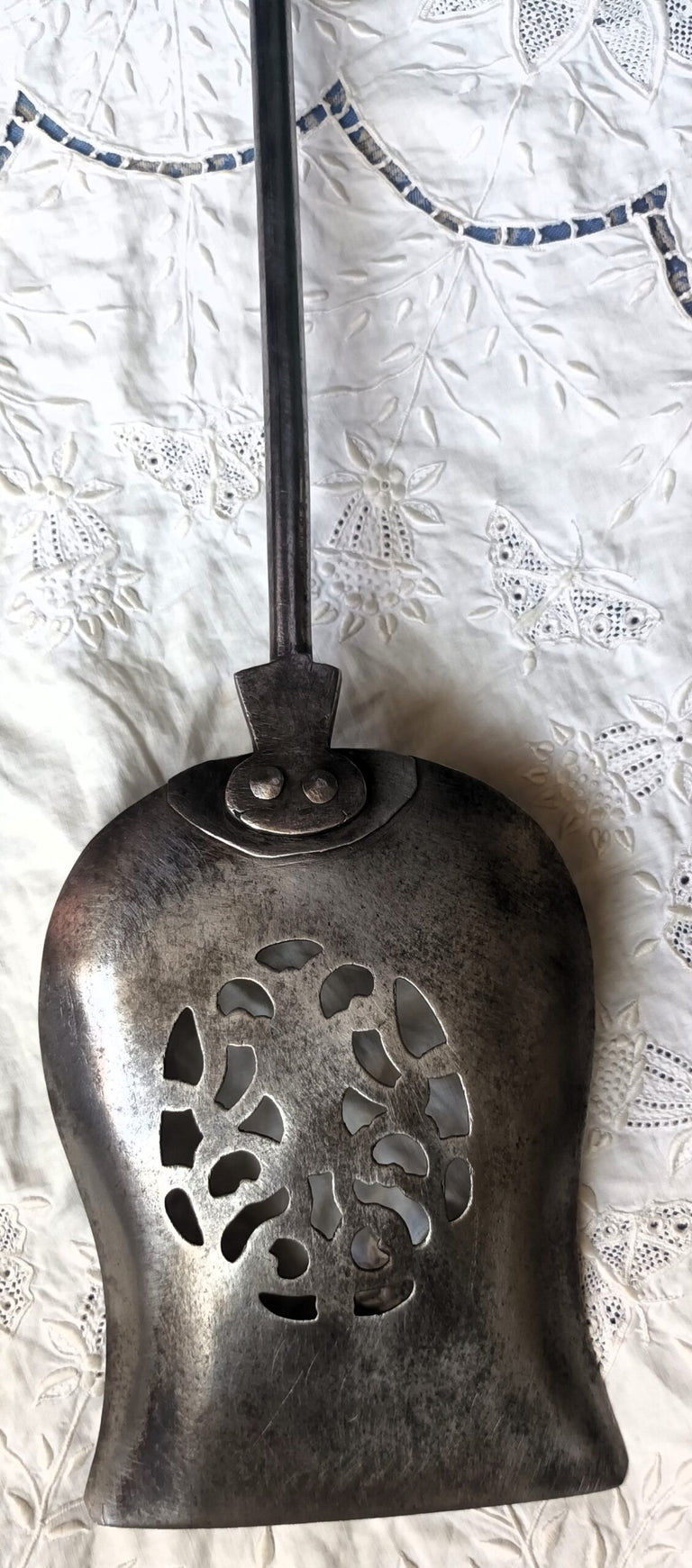 Set of Three Antique English Georgian Steel Fire Irons