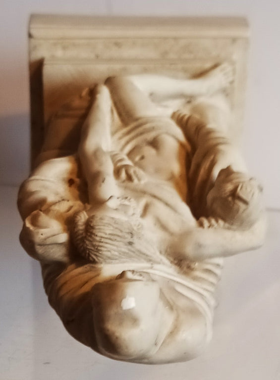 Vintage Italian Alabaster Model of Michelangelo's 