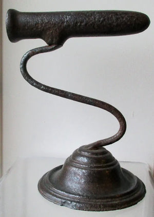 Antique English Georgian Iron Goffering Iron