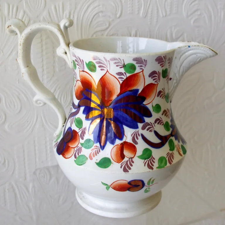 Antique Victorian Gaudy Welsh 