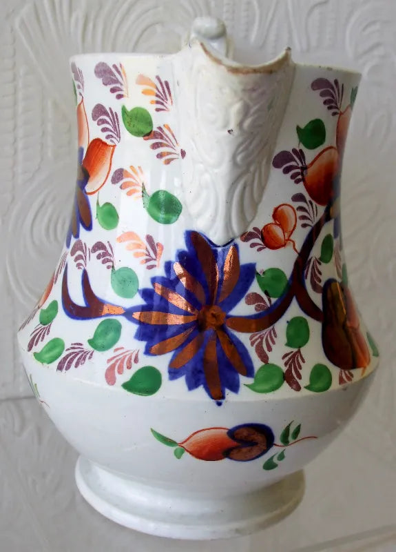 Antique Victorian Gaudy Welsh 