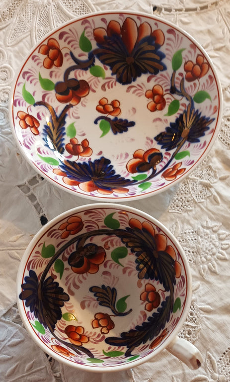 Grape Teacup and Saucer 1b