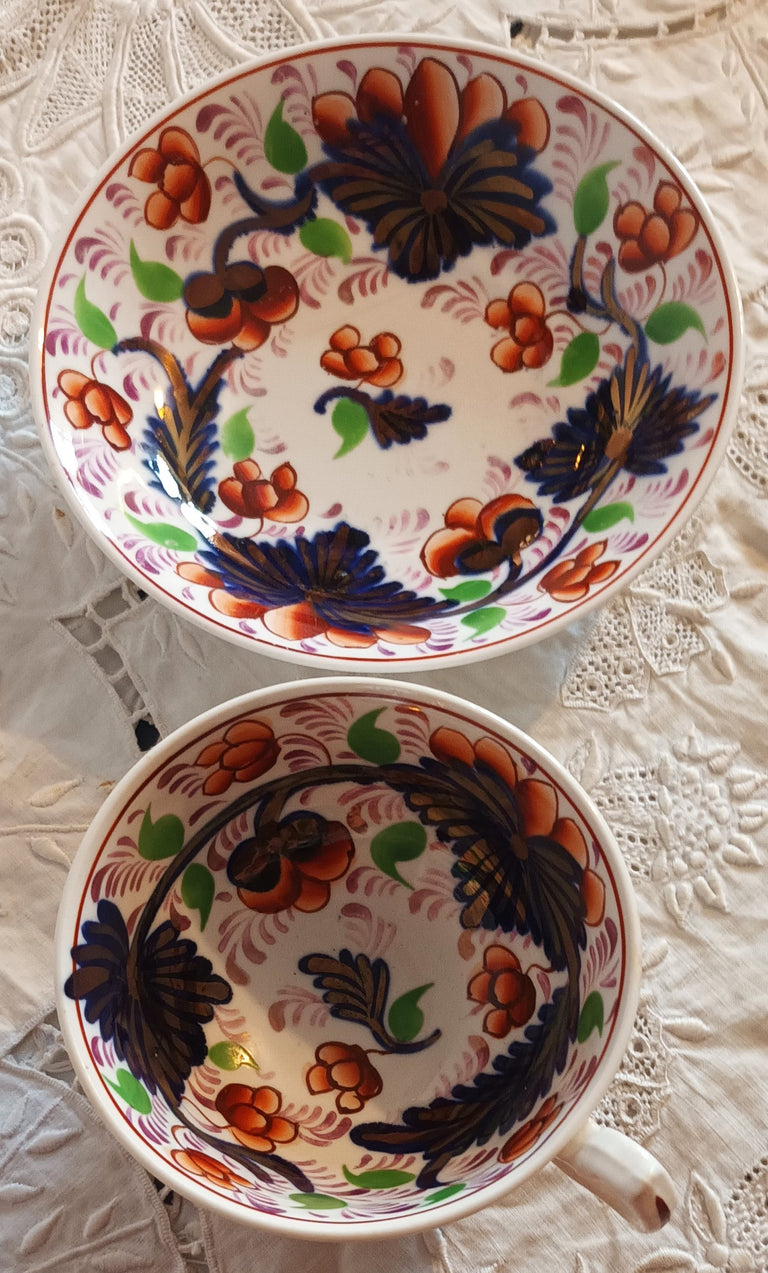Grape Teacup and Saucer 1b