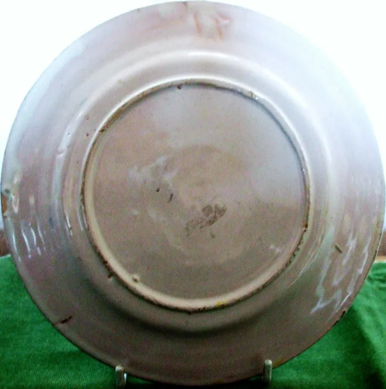 Vintage HR Quimper French Faience Plate