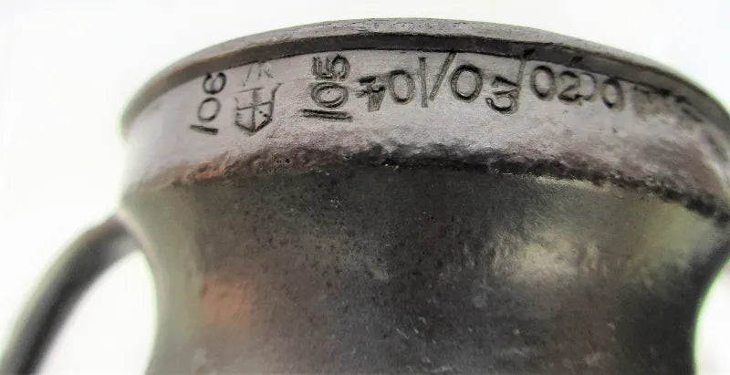 Antique English Georgian Pewter Half Pint Baluster Measure