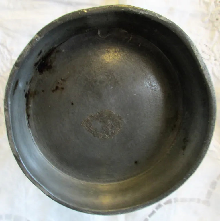 Antique English Victorian Pewter Half Pint Concave Mug