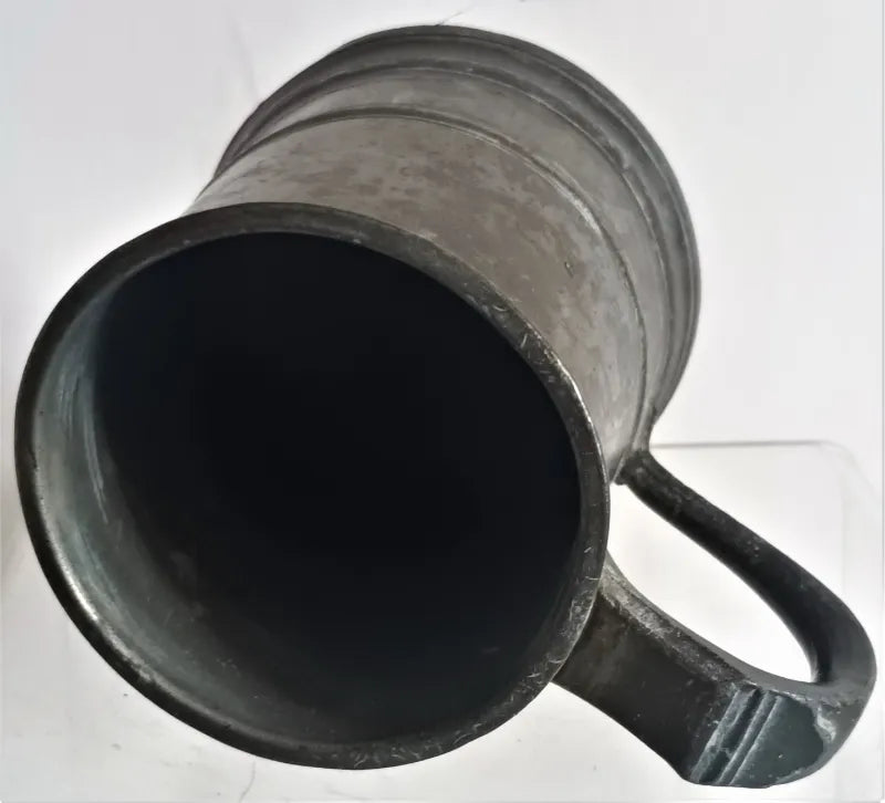 Antique English Pewter Half Pint Mug~ Gaskell & Chambers