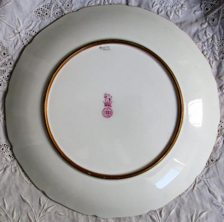 Royal Doulton Porcelain Cabinet Plate ~ Roses ~ Harry Piper